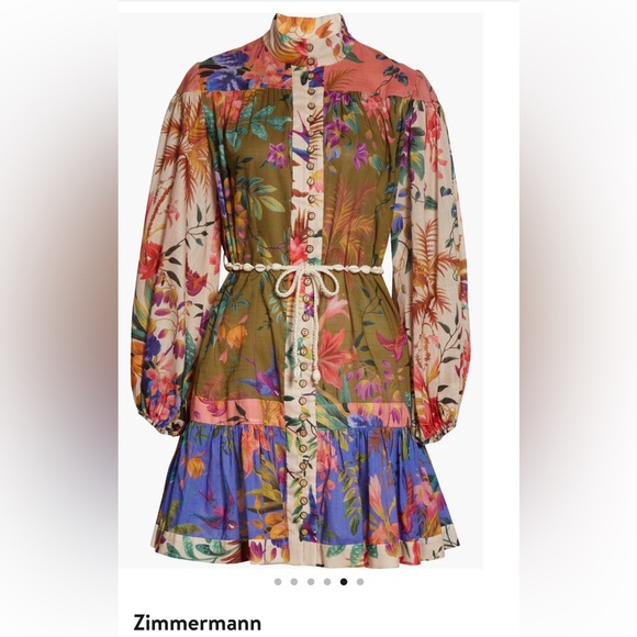Zimmermann Dresses & Skirts - Zimmermann Floral Print Dress - Multicolor